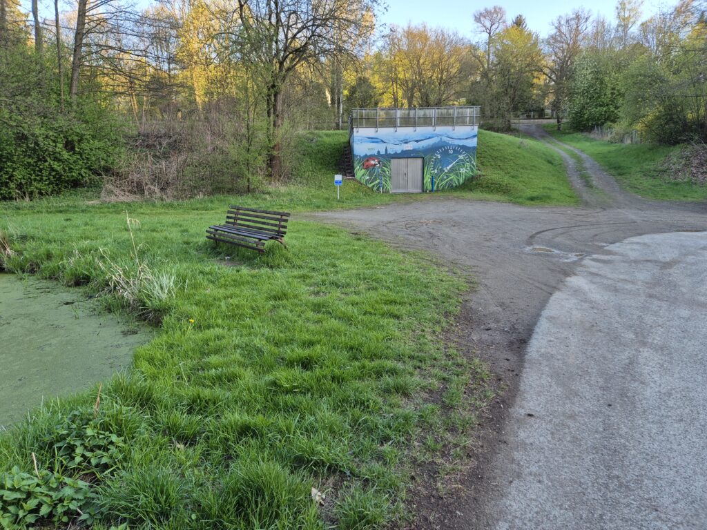 an unteren Teich