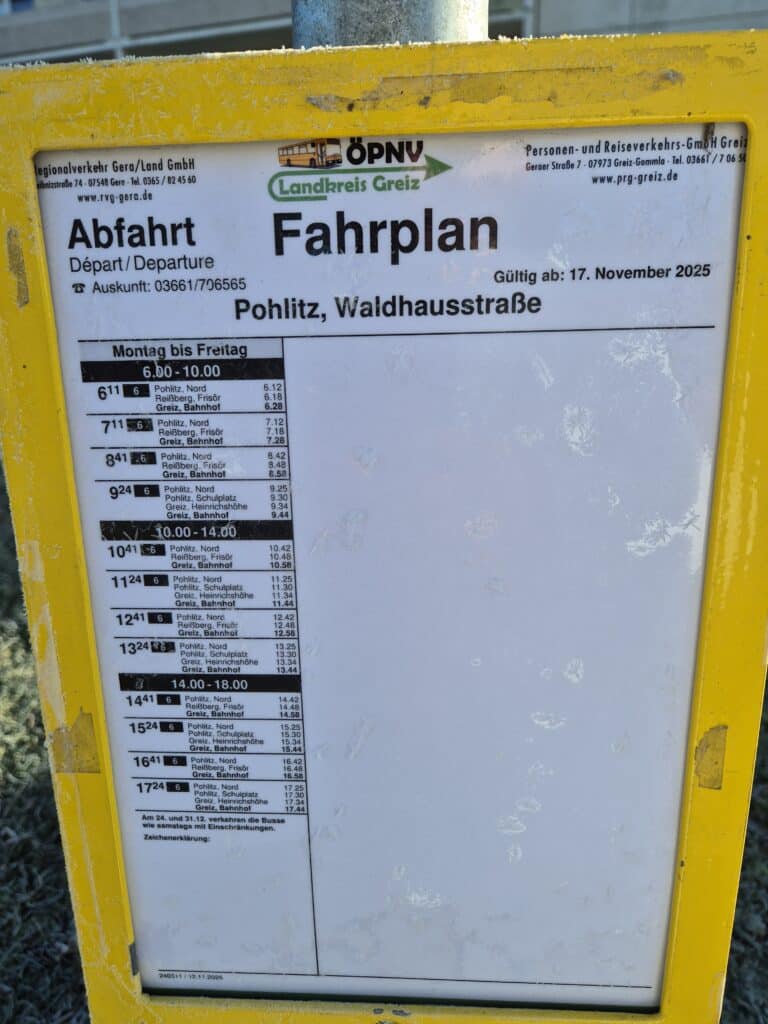 Fahrplan
