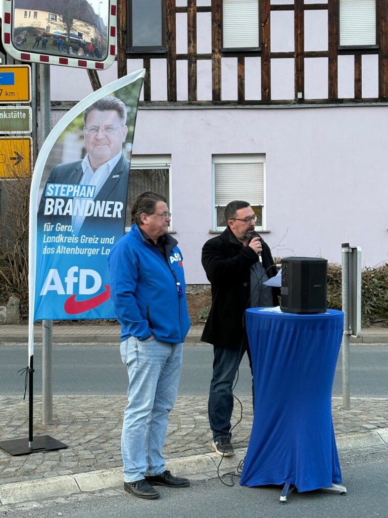 Stephan Brandner und Thomas Trommer in Großebersdorf