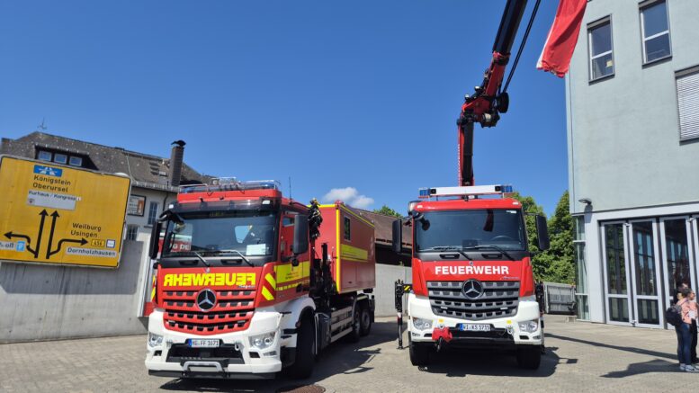 Feuerwehr- und Katastrophenschutzfahrzeug in Bad Homburg (Bild: HVB; CR007)
