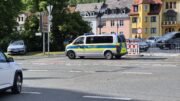 Polizeiauto in Greiz (HBV; CR007)