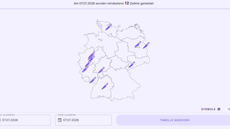 Messervorfälle in Deutschland